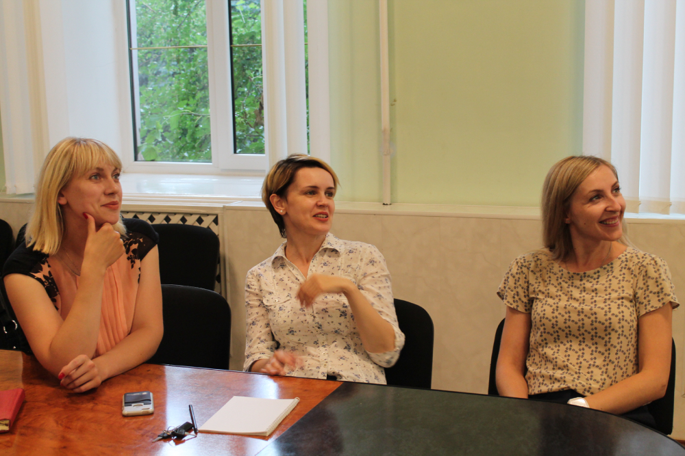 Anastasia Rybak Meeting With Educators And Teachers At Ivan Ogienko National University, Kamyanets-Podilskyi